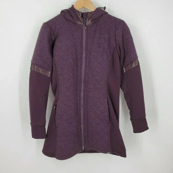 Be‎ Boundless Thermo-Lock Melange Quilted Jacket Maroon Size S - Picture 2 of 11